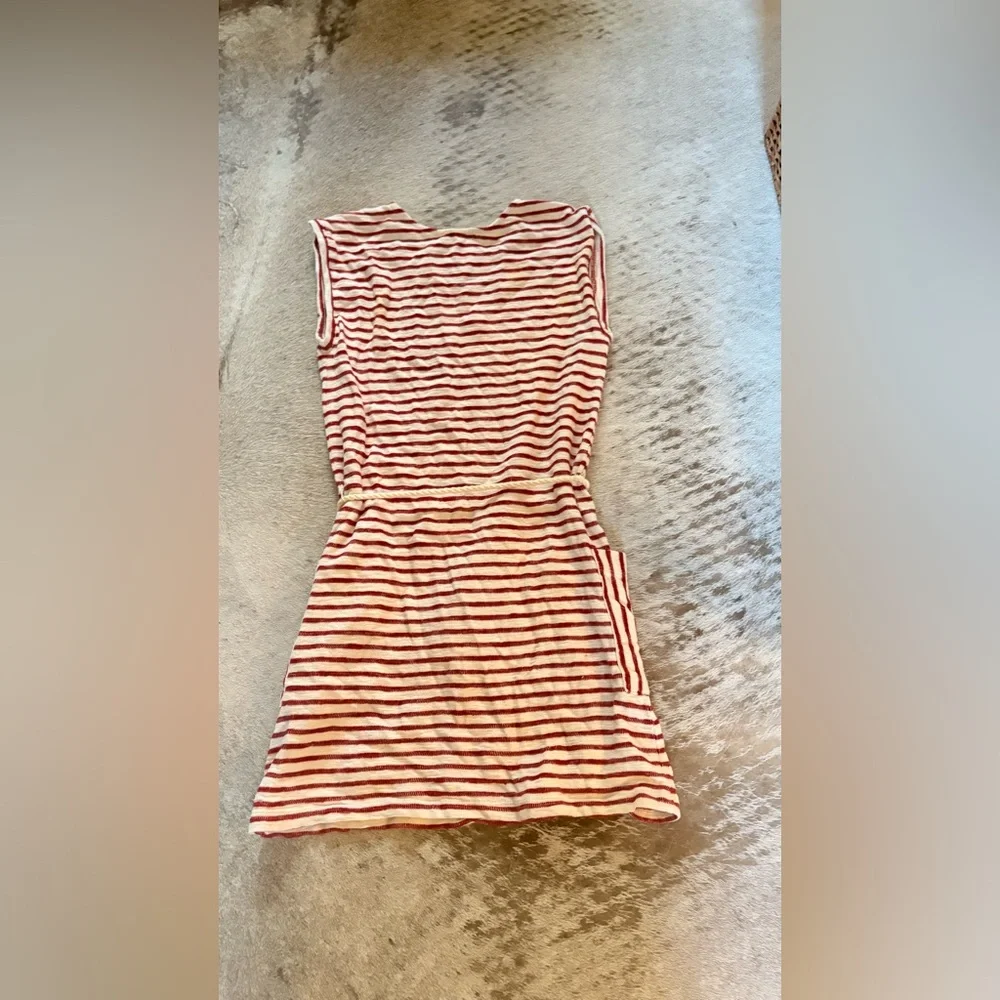 Forever 21 Red and Cream Striped Dress Size small - Picture 2 of 3